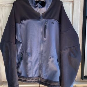 Snozu Performance ski jacket mens sz L black gray snow boarder